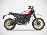 ZARD Ducati Scrambler 800 Desert Sled (17/18) Stainless Steel Slip-on Exhaust "Zuma" – Accessories in the 2WheelsHero Motorcycle Aftermarket Accessories and Parts Online Shop