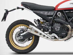 ZARD Ducati Scrambler 800 Desert Sled (17/22) Stainless Steel Slip-on Exhaust "Special Edition" – Accessories in the 2WheelsHero Motorcycle Aftermarket Accessories and Parts Online Shop