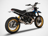 ZARD Ducati Scrambler 800 Desert Sled (19/22) Stainless Steel Slip-on Exhaust "Zuma" – Accessories in the 2WheelsHero Motorcycle Aftermarket Accessories and Parts Online Shop