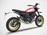 ZARD Ducati Scrambler 800 Desert Sled (17/22) Stainless Steel Slip-on Exhaust "Special Edition" – Accessories in the 2WheelsHero Motorcycle Aftermarket Accessories and Parts Online Shop