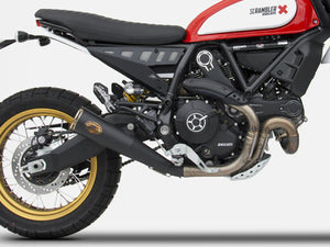 ZARD Ducati Scrambler 800 Desert Sled (17/18) Stainless Steel Slip-on Exhaust "Zuma" – Accessories in the 2WheelsHero Motorcycle Aftermarket Accessories and Parts Online Shop