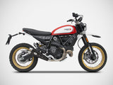 ZARD Ducati Scrambler 800 Desert Sled (17/22) Stainless Steel Slip-on Exhaust "Special Edition" – Accessories in the 2WheelsHero Motorcycle Aftermarket Accessories and Parts Online Shop