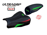 TAPPEZZERIA ITALIA Kawasaki Ninja ZX-25R (2020+) Ultragrip Velvet Seat Cover "Hermes" – Accessories in the 2WheelsHero Motorcycle Aftermarket Accessories and Parts Online Shop