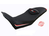 TAPPEZZERIA ITALIA Moto Guzzi V85 TT (2019+) Seat Cover "Everett" – Accessories in the 2WheelsHero Motorcycle Aftermarket Accessories and Parts Online Shop