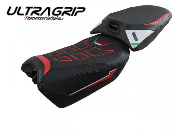 TAPPEZZERIA ITALIA Ducati Multistrada V4 Pikes Peak (2022+ heated saddle) Ultragrip Seat Cover 