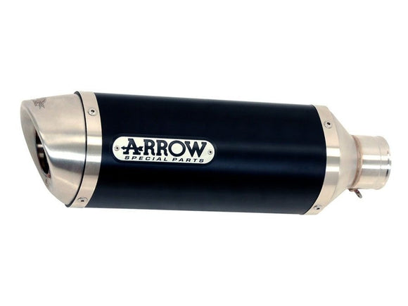 ARROW 51010KZ+51510AON KTM 125 Duke (11/16) Dark Aluminum Slip-on Exhaust 