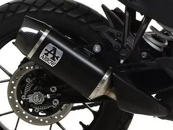 ARROW 72627AKN KTM 390 Adventure (2020+) Dark Aluminum Slip-on Exhaust 