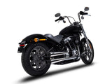 ZARD Harley Davidson Softail M8 (2016+) Double Slip-on Exhaust "CNC" – Accessories in the 2WheelsHero Motorcycle Aftermarket Accessories and Parts Online Shop