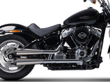 ZARD Harley Davidson Softail M8 (2016+) Double Slip-on Exhaust "CNC" – Accessories in the 2WheelsHero Motorcycle Aftermarket Accessories and Parts Online Shop