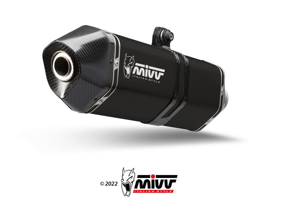 MIVV AT.016 TRIUMPH SPEED TRIPLE 1050 R / S / RS ( 2016 - 17 ) Dual Slip On Exhaust 