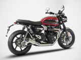 ZARD Triumph Bonneville Speed Twin 1200 (2021+) Full Stainless Steel Exhaust System "SP" – Accessories in the 2WheelsHero Motorcycle Aftermarket Accessories and Parts Online Shop