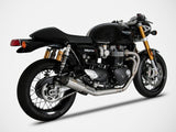 ZARD Triumph Thruxton 1200R / 1200RS (19/20) Double Stainless Steel Slip-on Exhaust "SP" – Accessories in the 2WheelsHero Motorcycle Aftermarket Accessories and Parts Online Shop