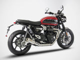 ZARD Triumph Bonneville Speed Twin 1200 (2021+) Full Stainless Steel Exhaust System "SP" – Accessories in the 2WheelsHero Motorcycle Aftermarket Accessories and Parts Online Shop