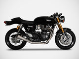 ZARD Triumph Thruxton 1200R / 1200RS (19/20) Double Stainless Steel Slip-on Exhaust "SP" – Accessories in the 2WheelsHero Motorcycle Aftermarket Accessories and Parts Online Shop