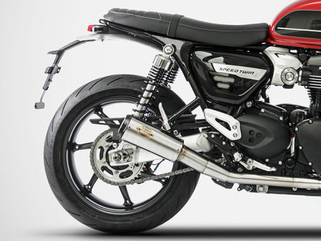 ZARD Triumph Bonneville Speed Twin 1200 (19/20) Double Stainless Steel Slip-on Exhaust 