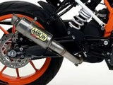 ARROW 71536GP KTM 125 Duke (17/20) Titanium Slip-on Exhaust "GP2" – Accessories in the 2WheelsHero Motorcycle Aftermarket Accessories and Parts Online Shop