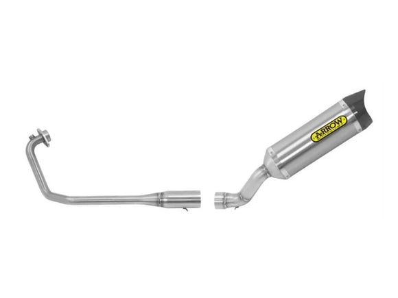 ARROW 71681KZ+71871PK Suzuki GSXS125/GSXR125 (2017+) Titanium Full Exhaust System 