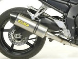 ARROW 71343MI+71708PK Yamaha FZ1/Fazer (2006+) Titanium Slip-on Exhaust "Maxi Race Tech" – Accessories in the 2WheelsHero Motorcycle Aftermarket Accessories and Parts Online Shop