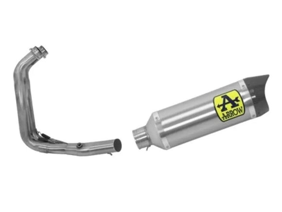 ARROW 71758KZ+71930PK Yamaha MT07 (2021+) Titanium Full Exhaust System 