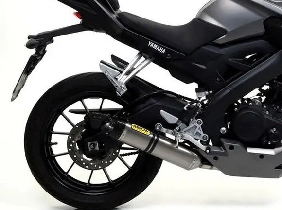 ARROW 51012KZ+51513PK Yamaha MT125 (2014+) Titanium Full Exhaust System 