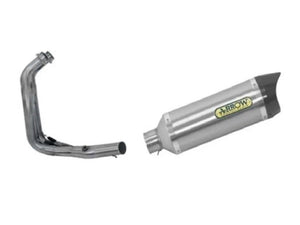 ARROW 71655MI+71817PK Yamaha Tracer 700 (2016+) Titanium Full Exhaust System "Competition Evo Thunder" (racing) – Accessories in the 2WheelsHero Motorcycle Aftermarket Accessories and Parts Online Shop