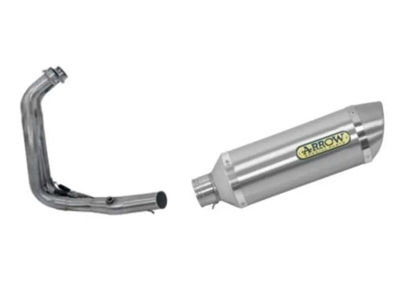 ARROW 71655KZ+71817AO Yamaha Tracer 700 (2020+) Aluminum Full Exhaust System 