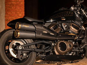 ZARD Harley Davidson Sportster S 1250 (2021+) Full Twin Exhaust System "120th Limited Edition" – Accessories in the 2WheelsHero Motorcycle Aftermarket Accessories and Parts Online Shop