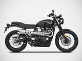 ZARD Triumph Street Scrambler (2021+) Full Exhaust System "Special Edition" (racing; high mount) – Accessories in the 2WheelsHero Motorcycle Aftermarket Accessories and Parts Online Shop