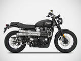 ZARD Triumph Street Scrambler (17/20) Twin Stainless Steel Slip-on Exhaust "Six Days" – Accessories in the 2WheelsHero Motorcycle Aftermarket Accessories and Parts Online Shop