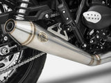 ZARD Triumph Street Scrambler (17/20) Full Exhaust System "Conical" (racing; low mount) – Accessories in the 2WheelsHero Motorcycle Aftermarket Accessories and Parts Online Shop