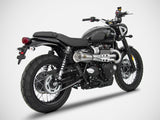 ZARD Triumph Street Scrambler (2021+) Full Exhaust System "Tiger 70" (racing; high mount) – Accessories in the 2WheelsHero Motorcycle Aftermarket Accessories and Parts Online Shop