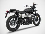 ZARD Triumph Street Scrambler (2021+) Full Exhaust System "Special Edition" (racing; high mount) – Accessories in the 2WheelsHero Motorcycle Aftermarket Accessories and Parts Online Shop