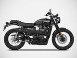 ZARD Triumph Street Scrambler (2021+) Full Exhaust System "Conical" (racing; high mount) – Accessories in the 2WheelsHero Motorcycle Aftermarket Accessories and Parts Online Shop