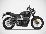 ZARD Triumph Street Scrambler (17/20) Twin Stainless Steel Slip-on Exhaust "Six Days" – Accessories in the 2WheelsHero Motorcycle Aftermarket Accessories and Parts Online Shop