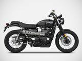 ZARD Triumph Street Scrambler (2021+) Full Exhaust System "Conical" (racing; high mount) – Accessories in the 2WheelsHero Motorcycle Aftermarket Accessories and Parts Online Shop