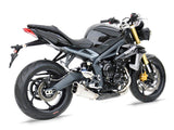 ZARD Triumph Street Triple 675 (13/16) Stainless Steel Slip-on Exhaust "Short" (racing) – Accessories in the 2WheelsHero Motorcycle Aftermarket Accessories and Parts Online Shop