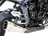 ZARD Triumph Street Triple 675 (13/16) Stainless Steel Slip-on Exhaust "Short" (racing) – Accessories in the 2WheelsHero Motorcycle Aftermarket Accessories and Parts Online Shop