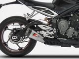 ZARD Triumph Street Triple 765 (17/19) Stainless Steel Slip-on Exhaust "Short" – Accessories in the 2WheelsHero Motorcycle Aftermarket Accessories and Parts Online Shop