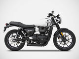 ZARD Triumph Bonneville Street Twin 900 (2021+) Full Stainless Steel Exhaust System "Cross" (racing) – Accessories in the 2WheelsHero Motorcycle Aftermarket Accessories and Parts Online Shop