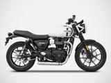 ZARD Triumph Bonneville Street Twin 900 (2021+) Full Stainless Steel Exhaust System "Cross" (racing) – Accessories in the 2WheelsHero Motorcycle Aftermarket Accessories and Parts Online Shop