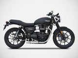 ZARD Triumph Bonneville Street Twin 900 (16/20) Double Stainless Steel Slip-on Exhaust – Accessories in the 2WheelsHero Motorcycle Aftermarket Accessories and Parts Online Shop