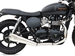 ZARD Triumph Thruxton 900 (08/16) Full Exhaust System "Short" (fuel injection; low mount) – Accessories in the 2WheelsHero Motorcycle Aftermarket Accessories and Parts Online Shop