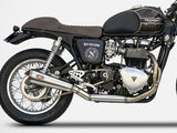 ZARD Triumph Thruxton 900 (03/07) Full Low-mount Exhaust System "Bad Child" (carburetor; racing) – Accessories in the 2WheelsHero Motorcycle Aftermarket Accessories and Parts Online Shop