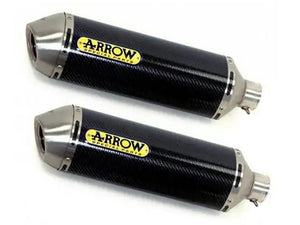 ARROW 71755MO Kawasaki Z1000 (2010+) Carbon Slip-on Exhaust "Thunder" – Accessories in the 2WheelsHero Motorcycle Aftermarket Accessories and Parts Online Shop