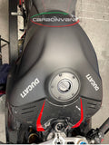 CARBONVANI Ducati Panigale V4 (2022+) Carbon Fuel Tank Cover – Accessories in the 2WheelsHero Motorcycle Aftermarket Accessories and Parts Online Shop