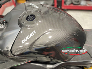 CARBONVANI Ducati Panigale V4 (2022+) Carbon Fuel Tank Cover – Accessories in the 2WheelsHero Motorcycle Aftermarket Accessories and Parts Online Shop