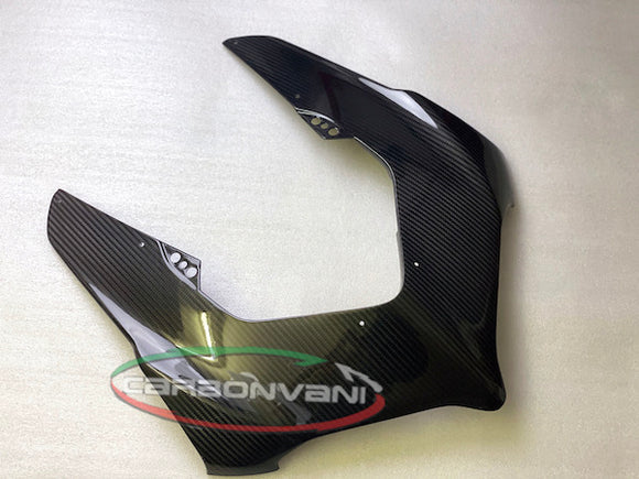 CARBONVANI Ducati Panigale V4 / V4S (20/21) Carbon Headlight Fairing (street version) – Accessories in the 2WheelsHero Motorcycle Aftermarket Accessories and Parts Online Shop