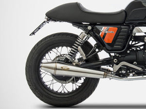 ZARD Moto Guzzi V7 Classic (08/12) Double Slip-on Exhaust "Conical" – Accessories in the 2WheelsHero Motorcycle Aftermarket Accessories and Parts Online Shop