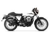 ZARD Moto Guzzi V7 Café Racer (09/12) Double Slip-on Exhaust "Conical" – Accessories in the 2WheelsHero Motorcycle Aftermarket Accessories and Parts Online Shop