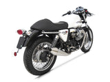 ZARD Moto Guzzi V7 Café Racer (09/12) Double Slip-on Exhaust "Conical" – Accessories in the 2WheelsHero Motorcycle Aftermarket Accessories and Parts Online Shop